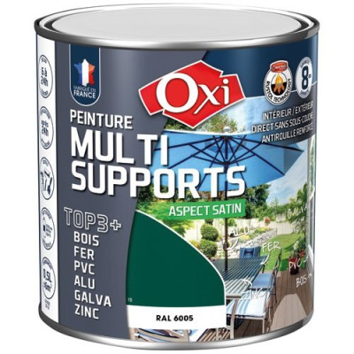 PEINTURE TOP 3METAUX BOIS 500ML VERT.M (Vendu par 1)