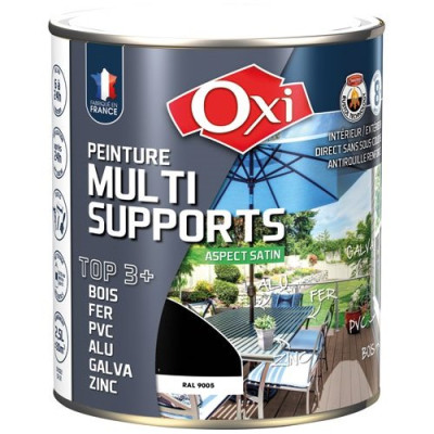 PEINTURE TOP 3METAUX BOIS 2.5L NOIR
