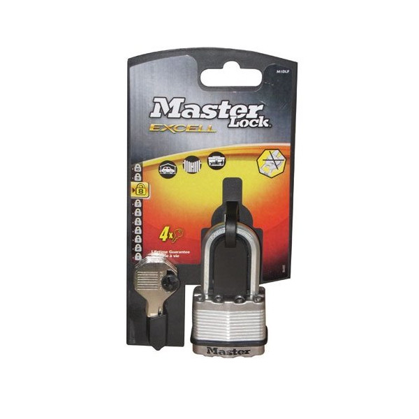MASTER LOCK - Cadenas excell 45mm acier anse 38mm sc