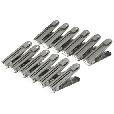 PINCES A LINGE INOX X 12