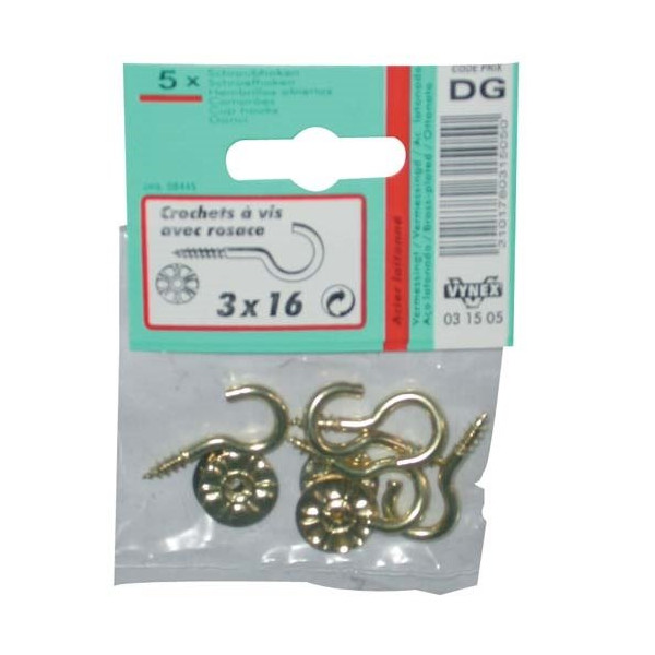 VYNEX - Crochet laitonné 4x30 sc