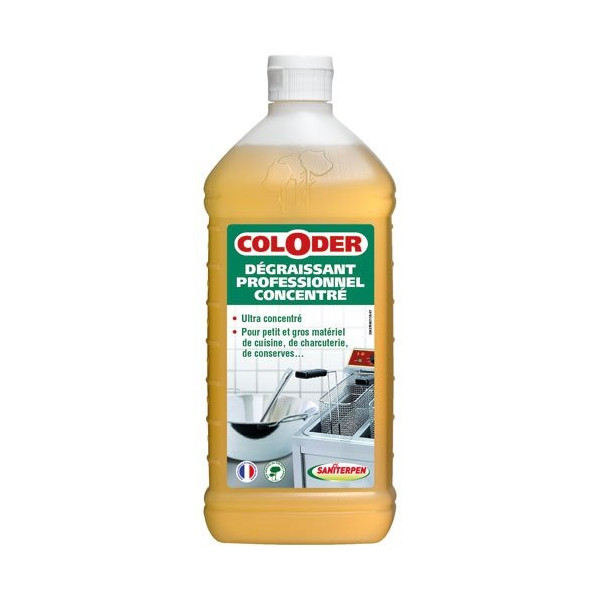 COLODER - Saniterpen Coloder dégraissant professionnel concentré 1L