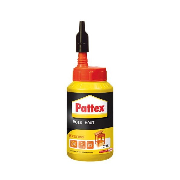 PATTEX - Pattex colle bois express bouteille 250g