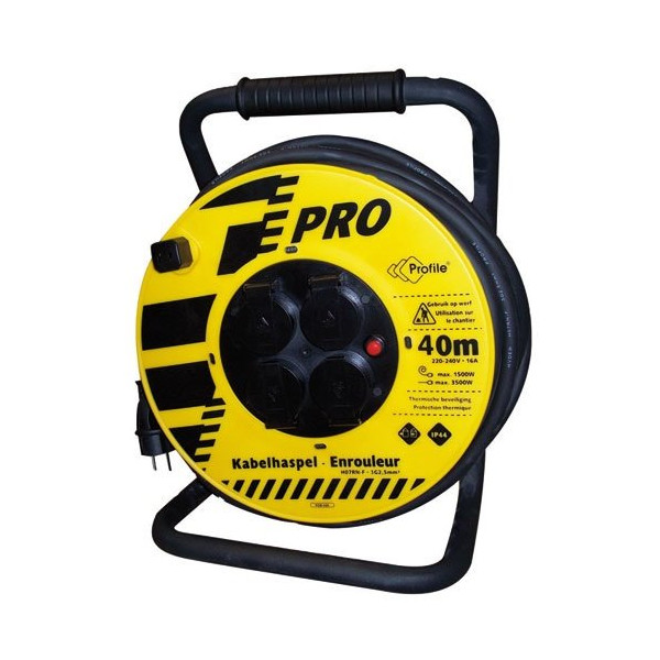 PROFILE  - Enrouleur chantier 4 prises 3Gx2.5 PCN468 40m