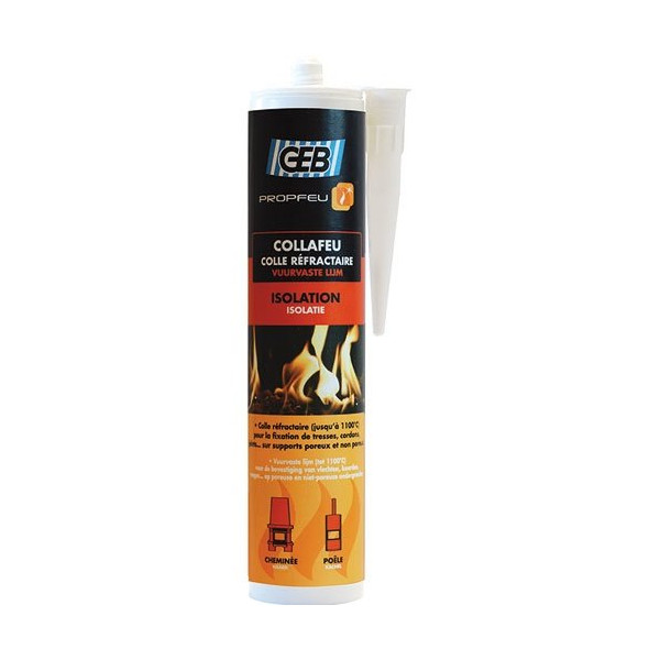 GEB - Colle réfractaire Collafeu cartouche 310ml