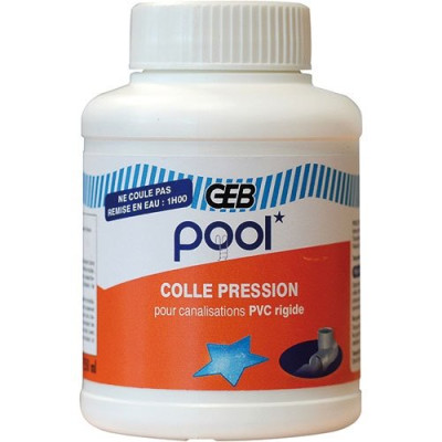 POOL COLLE PRESSION POT PLASTIQUE250ML (Vendu par 1)