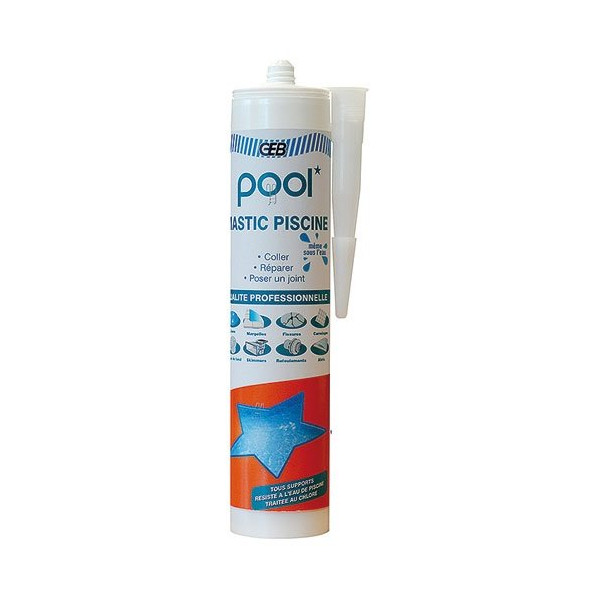 GEB - Mastic piscine pro Pool cartouche 290 mL
