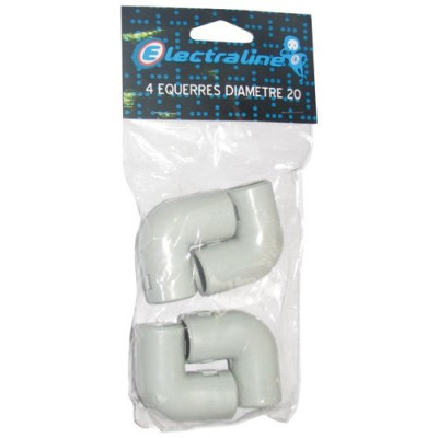 COUDE IRO D.20 SAC 4 PIECES