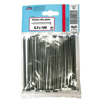 POINTE TP ACIER 110X4.9 200G SC (Vendu par 1)