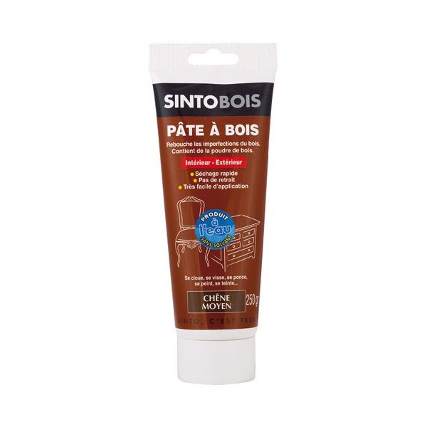 SINTOBOIS - Pâte à bois Sintobois à l'eau pâte 250g chêne moyen