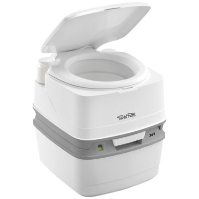 TOILETTE PORTABLE + POMPE PISTON BLANC