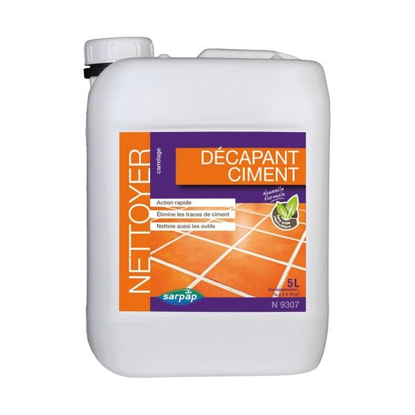 SARPAP - Nettoyant décapant ciment 5L