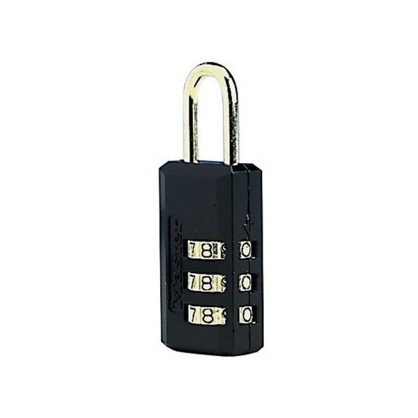 MASTER LOCK - Cadenas 3 chif.noir 20mm blister