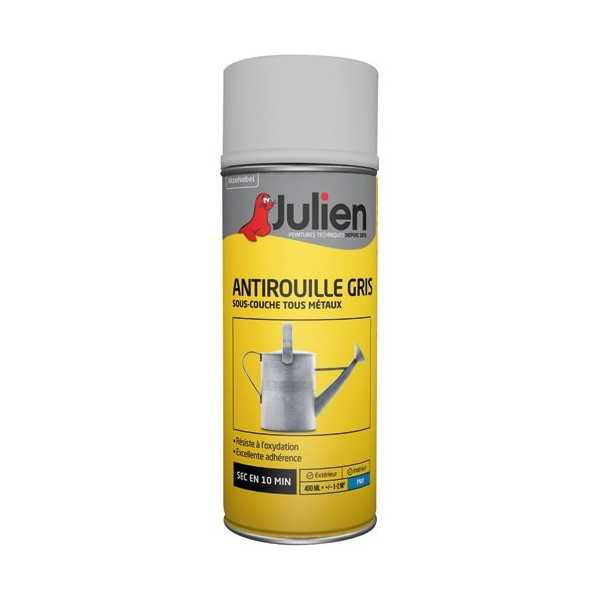 JULIEN - Bombe antirouille gris n°28 - 400 mL
