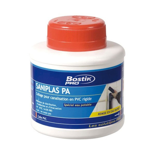 BOSTIK - Colle pvc saniplas pa boîte 250ml professionnelle
