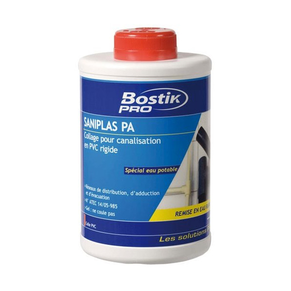 BOSTIK - Colle pvc saniplas pa boîte 1l professionnelle