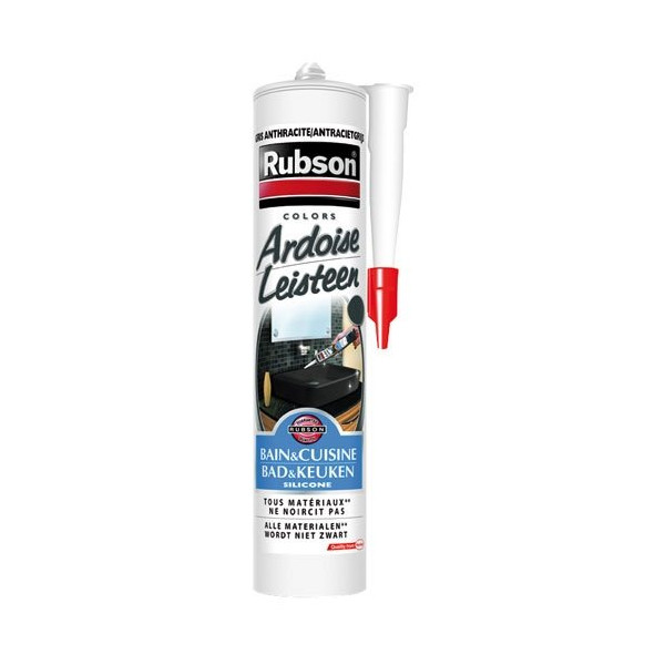 RUBSON - Mastic sanitaire cartouche 280ml ardoise