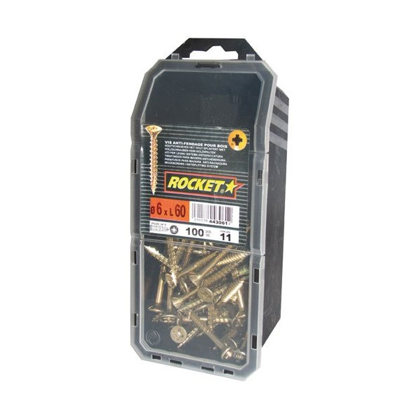 ROCKET - Vis rocket tf pozi 6x60 vybac 100p