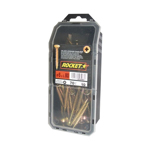 ROCKET - Vis rocket tf pozi 6x80 vybac 70p