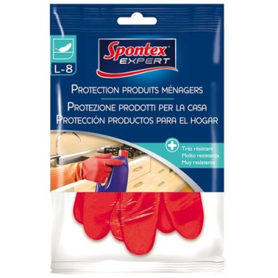 GANT PROTEC.CHIMI. T8 LAT SPONTEX EXP (Vendu par 1)