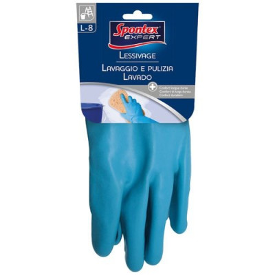 GANTS LESSIVAGE TAILLE 8 100 COTON (Vendu par 1)
