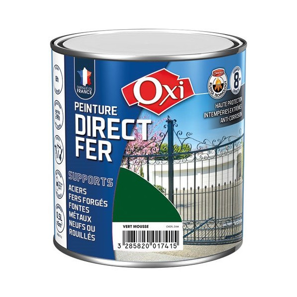 OXI - Directe fer lisse vert mousse 0.5l