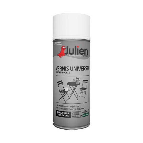 JULIEN - Bombe peinture - incolore mat  - 400 mL