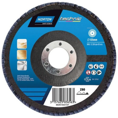 DISQUE A LAMELLES CONVEXE 125X22 GR.60