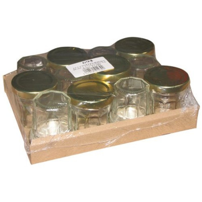 PACK 12 CONFITURIERS 44ML COUV DORE