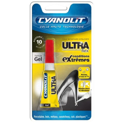 CYANOLIT ULTRA FLEX GEL 3G (Vendu par 1)