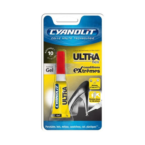 CYANOLIT - Cyanolit colle ultra flex gel 3g