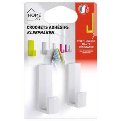 CROCHET ADHES.HOME FIX BLANC  GM BL2