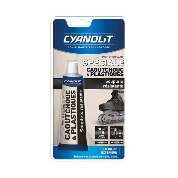 CYANOLIT - Cyanolit colle spécial caoutchouc plastique 50ml