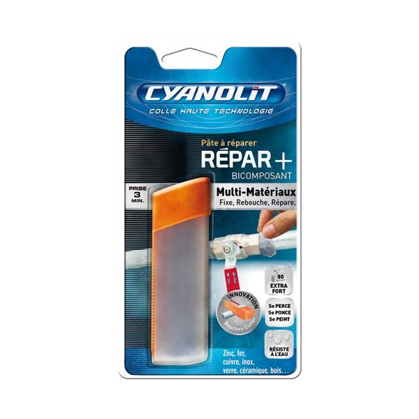 CYANOLIT - Pâte à reparer avec bouchon cutter
