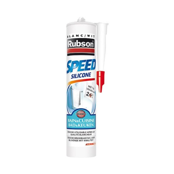 RUBSON - Mastic speed cartouche 280ml blanc