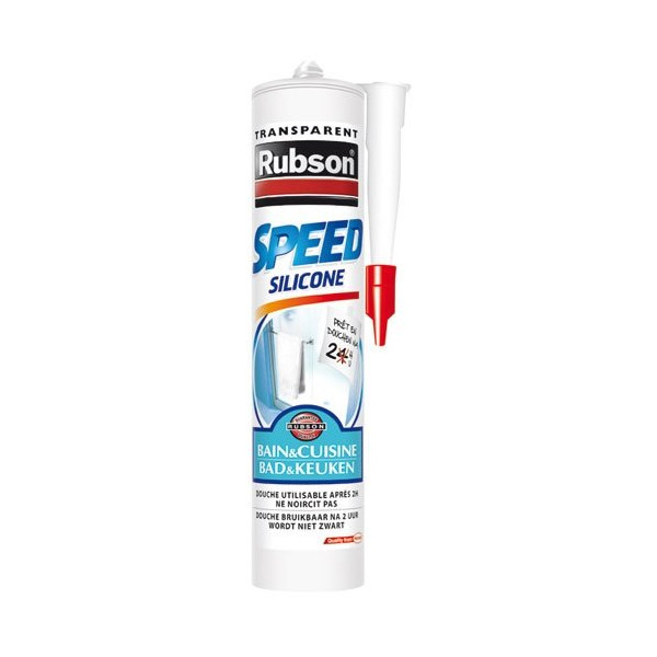RUBSON - Mastic speed cartouche 280ml translucide