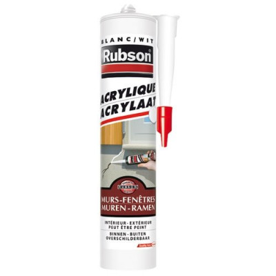 MASTIC MURS ET FENETRES C.280ML BLANC (Vendu par 1)