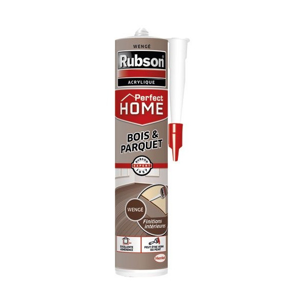 RUBSON - Mastic bois cartouche 280ml finition wenge