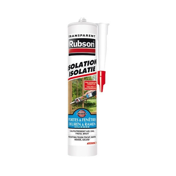 RUBSON - Mastic isolation cartouche 280ml transparent