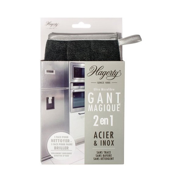 HAGERTY - Gant pour entretien acier inox aluminium