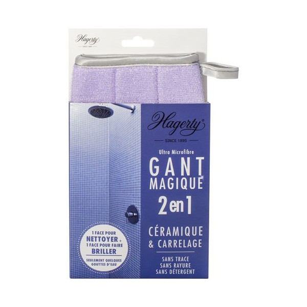 HAGERTY - Gant pour entretien céramiques et carrelages salle de bain
