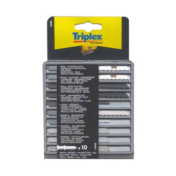 TIVOLY - Lames scie sauteuse Bosch coffret 10p