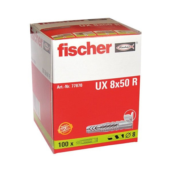 FISCHER - Cheville UX 8X50 R boite 100p