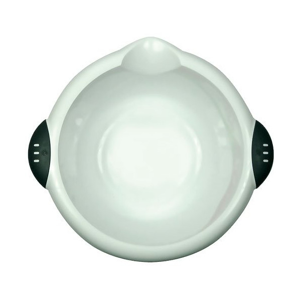 LAGUELLE - Cuvette blanche ronde bimatière 10l