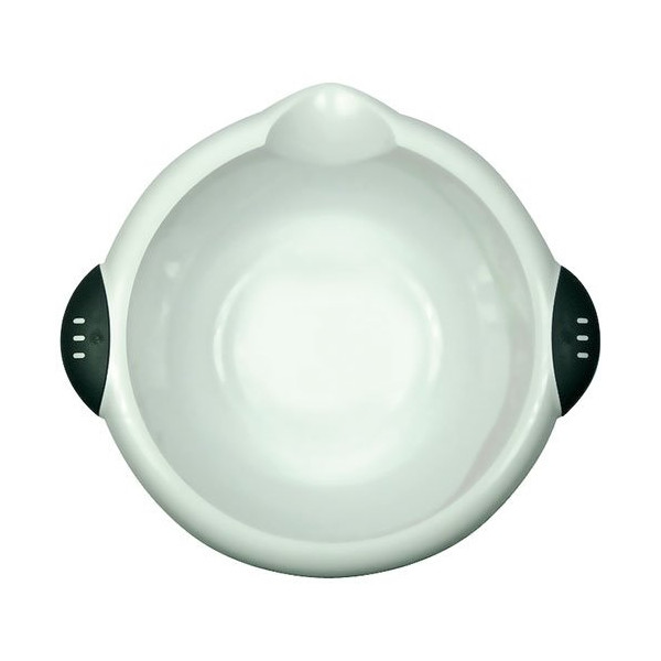 LAGUELLE - Cuvette blanche ronde bimatière 6l