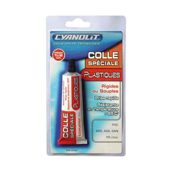 CYANOLIT - Cyanolit colle plastique prise rapide tube 50ml
