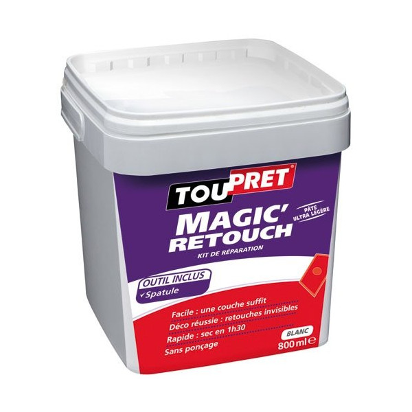 TOUPRET - Kit de réparation Magic Retouch - 800 mL + 1 spatule incluse
