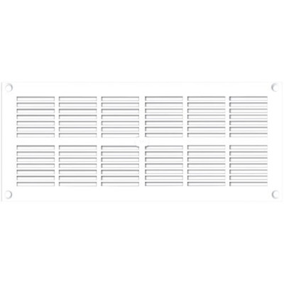 GRILLE PLAST.RECT.EXT-PLATE 254X110 SC (Vendu par 1)