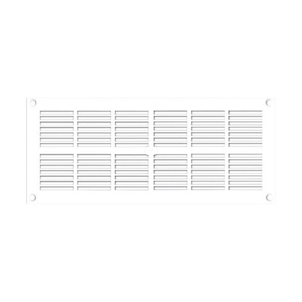 AUTOGYRE - Grille plastique rect.extra-plate blanc 97cm ² 254x110 s/c