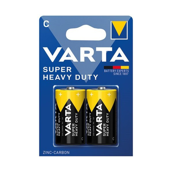 VARTA - Pile saline R14/C varta blister de 2